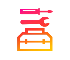 道具、靴、作業着支給