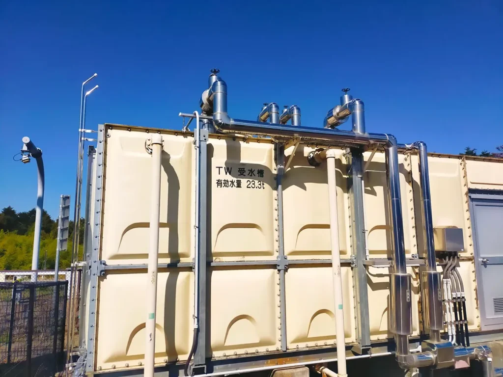 受水槽方式から直結方式への変更